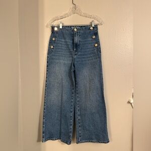 Zara jeans wide leg size 25